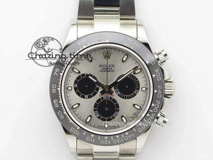 MiroTime 0110 Daytona 116515 Noob 1:1 Best Edition White Dial On Black Rubber Strap A7750 (Free Extra Strap) MultiPurpose 3739